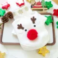 Christmas pet dog sweater white cute reindeer costume puppy winter warm apparel holiday outfit - XS / White Red Nose Reindeer Short Outfit