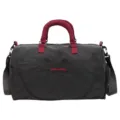 Large capacity travel duffel bag lightweight crossbody fitness gym bag with shoe compartment - Black