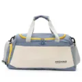 Grande borsa da viaggio sportiva borsone da palestra con scomparto scarpe e bagnato - Blu