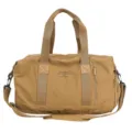 Large capacity travel duffel bag, versatile gym sport shoulder bag for men and women, khaki - Turmeric