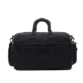 Black travel duffel bag large capacity lightweight waterproof gym luggage bag for travel sports - Black