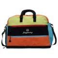 Bunte grosse Reisetasche Fitness Sporttasche mit grossem Fassungsvermögen für Damen und Herren - Schwarz