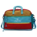 Bunte, geräumige Reisetasche mit Fächern für Sport, Fitness und Wochenendausflüge. - Blau