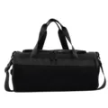 Schwarze Sporttasche für Damen und Herren, große Fitness-Reisetasche mit Nass-Trocken-Fach. - Schwarz
