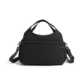 Black casual large capacity travel shoulder bag, lightweight tote bag for women daily use. - Black No Tag