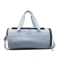 Hellblaue Sporttasche Fitness Reisetasche Trainingstasche mit Nassfach für Damen und Herren - Hellblau