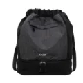 Sac à dos de natation à cordon portable avec séparation humide/sec, grand sac de sport. - Noir