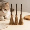 Bâtons de Silvervine naturels pour chat en forme de mini balai pour la santé dentaire - Balai Matatabi
