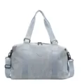 Light blue travel duffel bag large capacity fitness gym sports bag with handles and strap. - Sky Blue