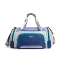Large capacity travel duffel bag gym sports shoulder bag for men and short trips. - Blue