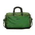 Large capacity green travel duffel bag for short trips and fitness sports with handles. - Green
