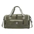 Army green waterproof travel duffel bag, dry-wet separation multi-functional sports gym shoulder bag. - Green