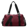 Sac de voyage bordeaux pour homme, grand sac de sport de fitness capacité variante. - Bordeaux