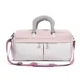Women large capacity gym sports duffel bag casual fitness training travel handbag pink - No Tag / Purple