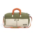Bolso de viaje deportivo grande para fitness de fin de semana con separacion humedo seco. - Con Etiqueta / Verde