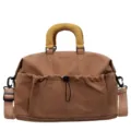 Gran bolsa de viaje marrón de deporte fitness yoga variante para uso diario en viajes. - Caqui
