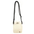 Mini sac bandoulière, sac à épaule blanc cassé léger avec sangle épaisse, joli sac quotidien. - Blanc