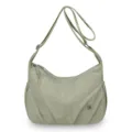 Sac bandoulière femme en nylon décontracté, sac fourre-tout étanche de grande capacité. - Vert