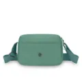 Sac bandoulière en nylon vert pour femmes, léger multi-couches sac d'épaule décontracté. - Vert