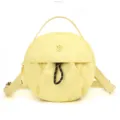 Sac bandoulière rond jaune pour femmes, design de niche élégant sac à main décontracté. - Jaune Citron