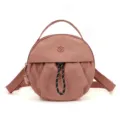 Sac Bandoulière Rond Casual Femme Sac à Main Rose Poignée Supérieure Nylon - Rose Lotus