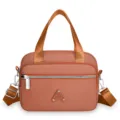 Sac Bandouliere Femme en Tissu Oxford Sac a Main Multifonctionnel Epaule Orange Modèle - Orange