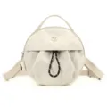 2025 Nouvelle Mode Sac Bandoulière Rond Femme Design Niche Sac Épaule Beige - Blanc Cassé