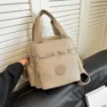Πολulειτουργική νάιλον τσάντα ώμου casual tote μεγάλη τσάντα πλάτης για γυναίκες καθημερινή - Χακί