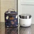 Waterproof Insulated Lunch Bag Cute Bear Pattern Portable Thermal Food Container Tote - 9627 Coffee Bear
