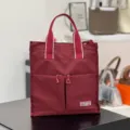 Μπορντό πολυλειτουργική τσάντα shopper με πολλές τσέπες, μεγάλη τσάντα εγγράφων. - 2502 Κόκκινο