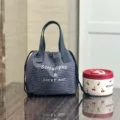 Sac à lunch thermique à grille grise étanche cordon de serrage fourre-tout bento pochette - 9595 Petit cordon coulissant - gris