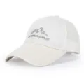 Breathable mesh baseball cap for men, lightweight spring summer outdoor sports sun protection hat. - Adjustable / Off White