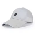 Men's summer breathable full mesh baseball cap quick dry outdoor sports sun hat grey color - Adjustable / Light Gray