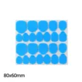 24 Stk. transparente Jelly Nagelkleber Tabs, ultra-dünne doppelseitige Klebeaufkleber Nägel. - Standardstil (MJGJ358) / 24 Stk. 0.5mm (Größe L)
