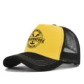 Gorra trucker Yellowstone Dutton Ranch amarilla y negra, gorra de béisbol mesh vintage. - Ajustable / CP720-14 Negro y amarillo