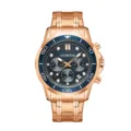 Blue Bezel, All Rose Gold