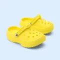 Mini scarpe gialle vista dettaglio, simpatico accessorio per giocattoli per animali domestici. - Giallo