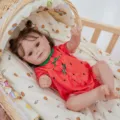20 Inch Reborn Baby Doll Cute Simulation Infant Toy Soft Vinyl Lifelike Toddler Companion - Red Watermelon Set Style (Q20-001-058) / 50cm Reborn Doll
