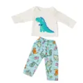 Süßes 45cm Puppenkleidung Set Langarmshirt und Dinosaurier Hose für 18 Zoll Puppen. - Für 18-Zoll-Puppe / Dinosaurier-Muster (Q18-359)