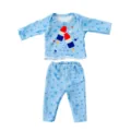 Cute star print doll clothes set for 45cm vinyl dolls long sleeve top pants outfit - Top (Q18-555) / 45cm Doll Clothes