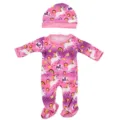 45cm doll clothes cute unicorn romper and matching hat set children toy dress up outfit new - Gradient Unicorn Romper Set (QD18-563-01) / 45cm Doll Clothes