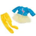 18 Zoll amerikanische Puppenkleidung Set, süßes Flamingotop und gelbe Hosen für Spielzeugpuppen. - 18 Zoll / Blau