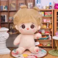 20cm baumwollpuppe plueschspielzeug unbranded flauschiges haar stoffpuppe zum ankleiden - Little Cutie (mit Skelett)