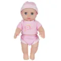 bambola neonato vinile 30cm giocattolo vestito rosa carina bambola simulazione vari - Stile Orso Cuore Rosa / Versione silenziosa da 30 cm