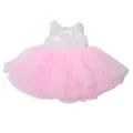 18 Inch American Girl Doll Dress Pink Sequin Tutu Princess Dress Toy Clothing Wholesale - Q18-492 Silver Two-Piece Pink Tulle Set / 16-18 Inch Doll Clothes