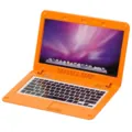 1:6 Puppenhaus Mini Laptop Spielzeug Modell Oranger Miniatur Computer Zubehör - Kleiner Laptop / Orange