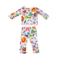 Halloween Outfit für 18 Zoll Puppen mit Rüschen Langarm Oberteil und Hosen Set - Kürbis-Rüschenhose-Outfit (Q18-544) / 45 cm Puppenkleidung