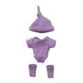 Süßes Strick Puppenkleidung Set für 7 Zoll Reborn Babypuppe Winter lila Outfit Zubehör - Q7-005 Stil (Nur Puppenkleidung) / 7-Zoll-Puppenkleidung