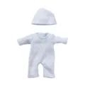 7 zoll reborn puppen kleidung niedliche gestrickte pullover und mütze set für vinylpuppen - Q7-011 Stil (Nur Puppenkleidung) / 7-Zoll-Puppenkleidung