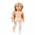 18 Zoll Puppen Spitzen Leggings und weiße Strumpfhosen für Puppenbekleidung Detail. - Gebrochenes Weiß